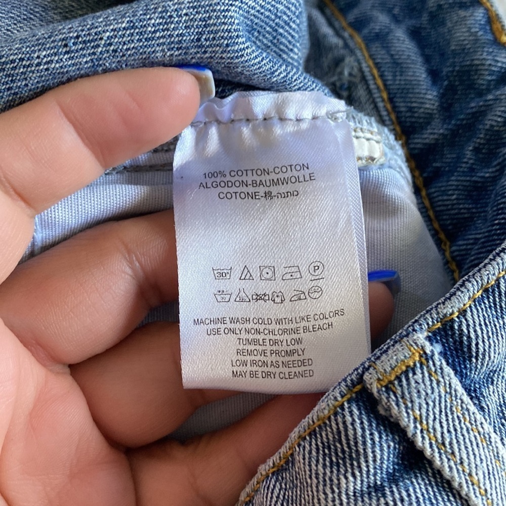 Free People Button-Up Denim Mini Skirt - Picture 7 of 7